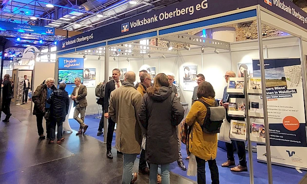 Foto: Volksbank Oberberg --- Besuchen Sie uns am 25. und 26. Januar auf der Bau- und Immobilienmesse meinZuhause! in der Halle 32 in Gummersbach.