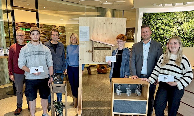 Siegerehrung für die Mini-Gesellenstücke im Forum Gummersbach.